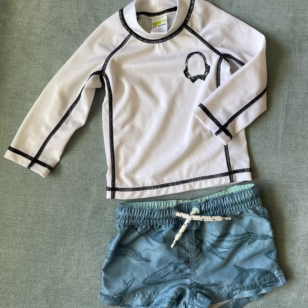 Shark and Whale Kids Swim Set